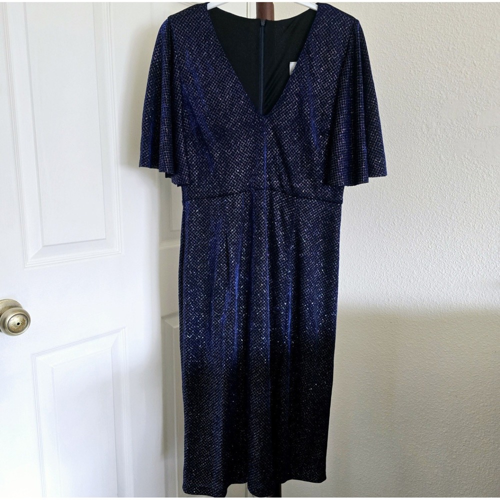VTG Aspeed Women Small Babydoll Sparkly‎ Retro Dress USA Made Y2k Prom HoCo Work